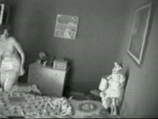 Hidden cam catches masturbation of my mom on bed
